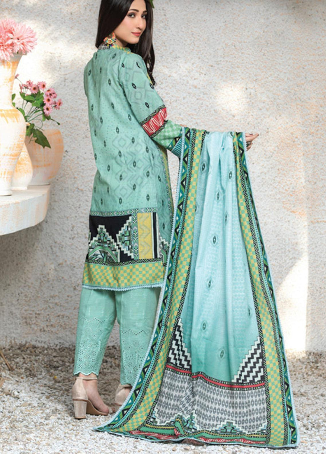 Winter Hues By MTF Embroidered Khaddar Suits Unstitched 3 Piece MTF21WH 06 - Winter Collection