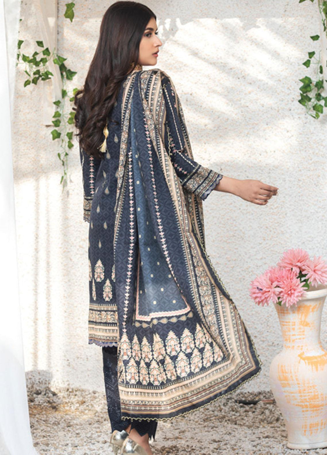 Winter Hues By MTF Embroidered Khaddar Suits Unstitched 3 Piece MTF21WH 07 - Winter Collection