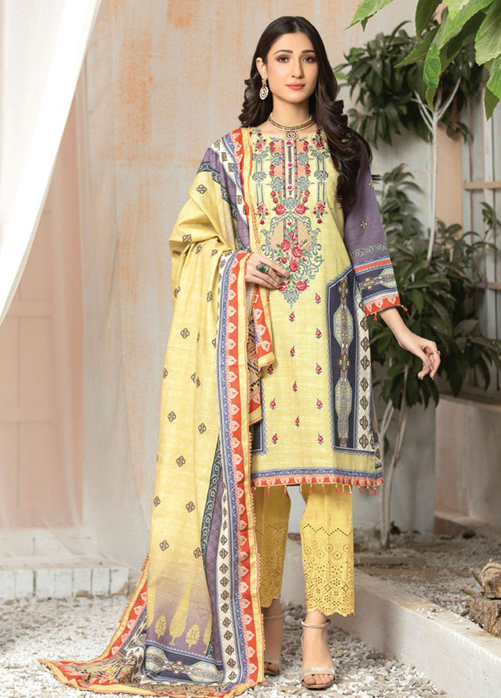 Winter Hues By MTF Embroidered Khaddar Suits Unstitched 3 Piece MTF21WH 02 - Winter Collection