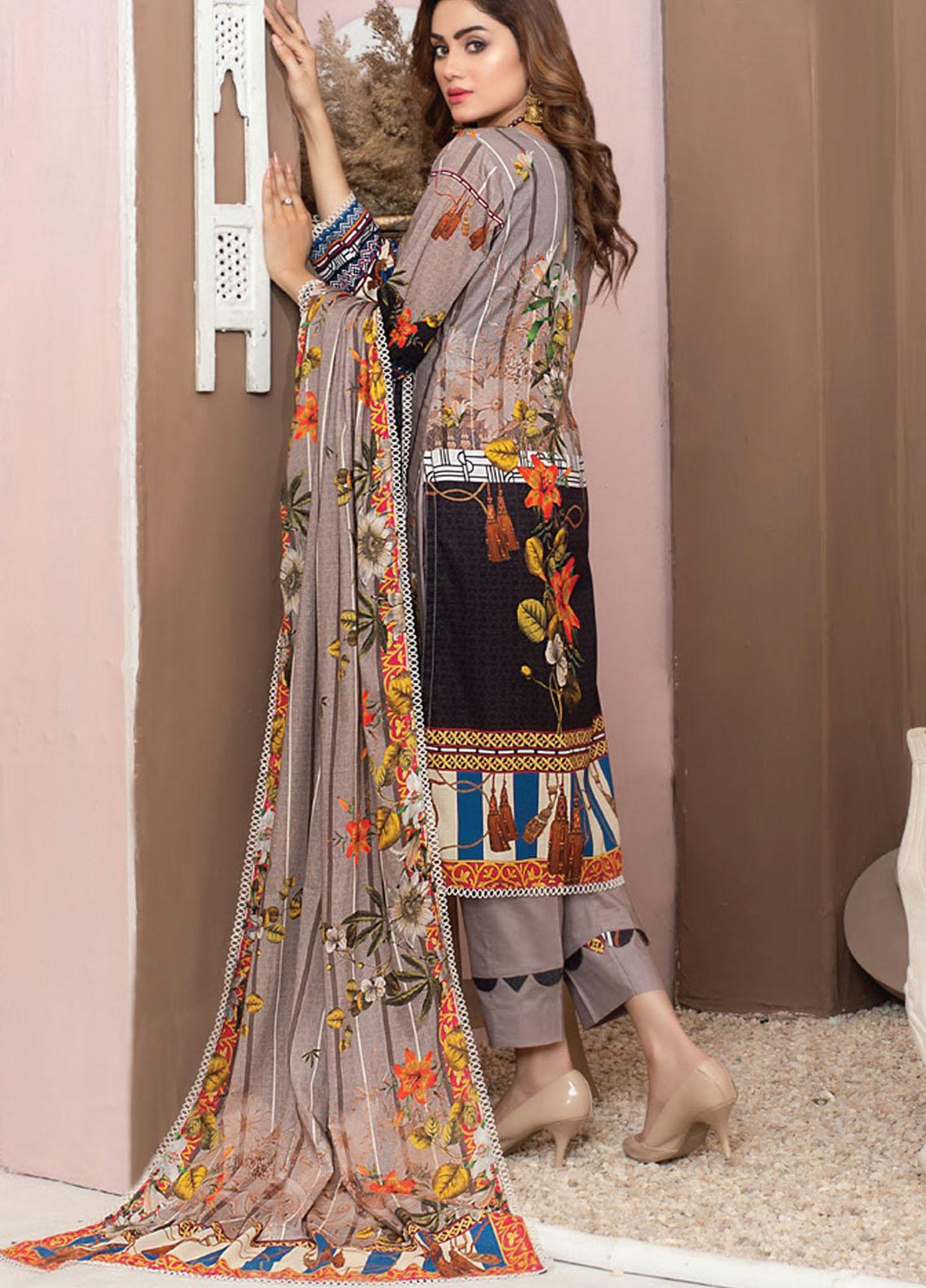 Casual Cool By MTF Printed Lawn Suits Unstitched 3 Piece MTF21CC 02 - Summer Collection