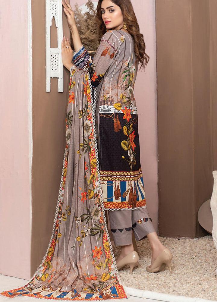 Casual Cool By MTF Printed Lawn Suits Unstitched 3 Piece MTF21CC 02 - Summer Collection