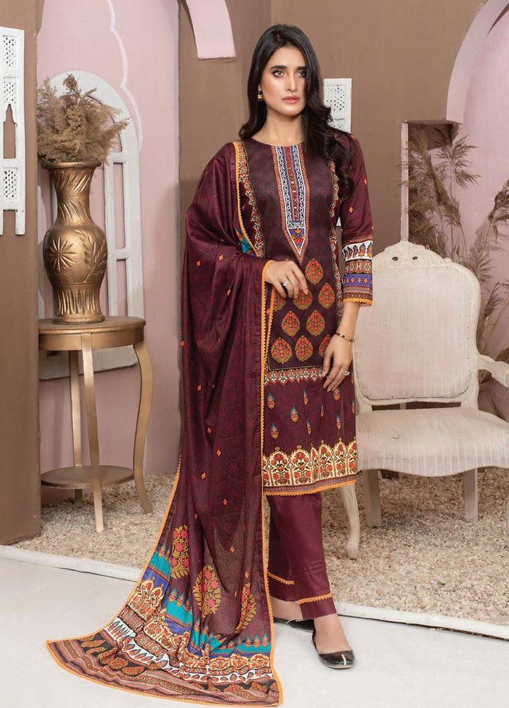 Casual Cool By MTF Printed Lawn Suits Unstitched 3 Piece MTF21CC 03 - Summer Collection