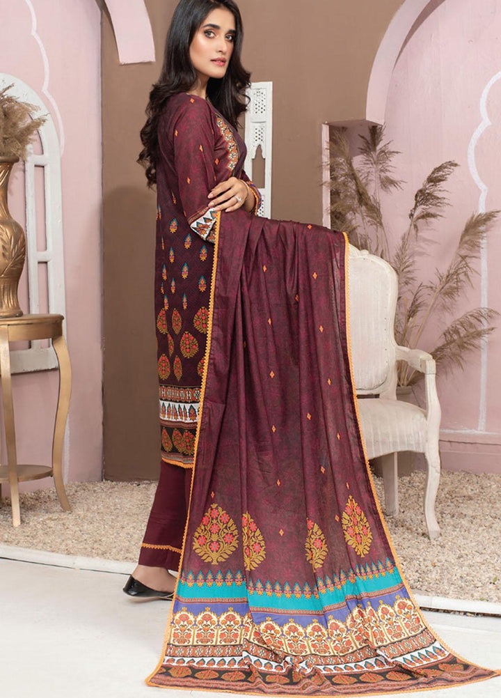 Casual Cool By MTF Printed Lawn Suits Unstitched 3 Piece MTF21CC 03 - Summer Collection