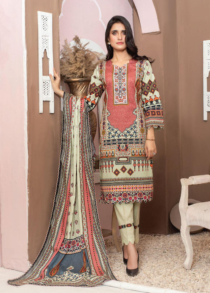 Casual Cool By MTF Printed Lawn Suits Unstitched 3 Piece MTF21CC 04 - Summer Collection