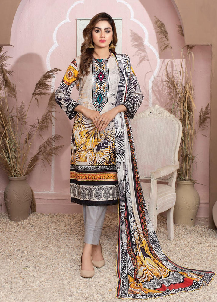 Casual Cool By MTF Printed Lawn Suits Unstitched 3 Piece MTF21CC 07 - Summer Collection