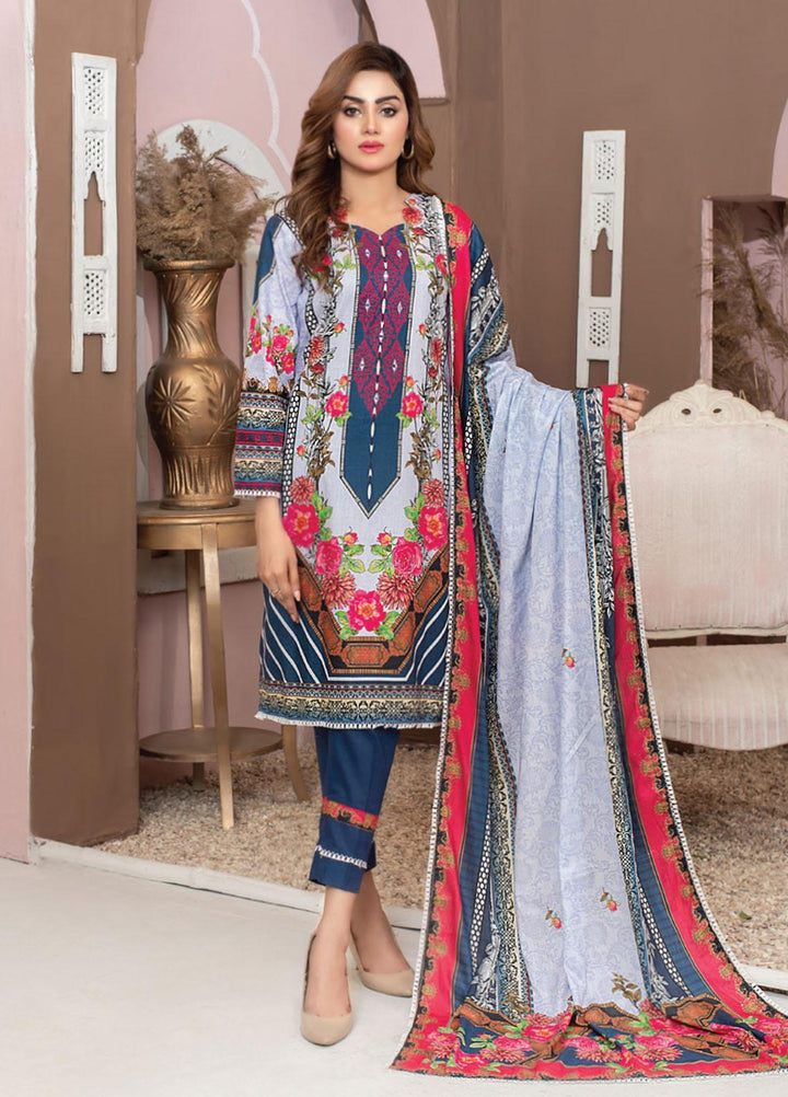 Casual Cool By MTF Printed Lawn Suits Unstitched 3 Piece MTF21CC 11 - Summer Collection