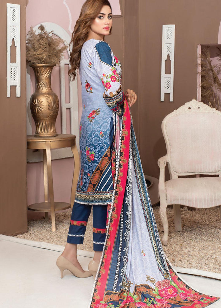 Casual Cool By MTF Printed Lawn Suits Unstitched 3 Piece MTF21CC 11 - Summer Collection
