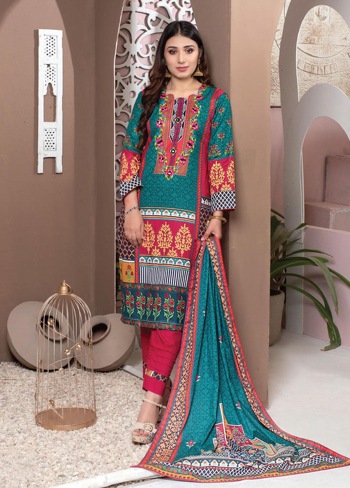 Casual Cool By MTF Printed Lawn Suits Unstitched 3 Piece MTF21CC 12 - Summer Collection