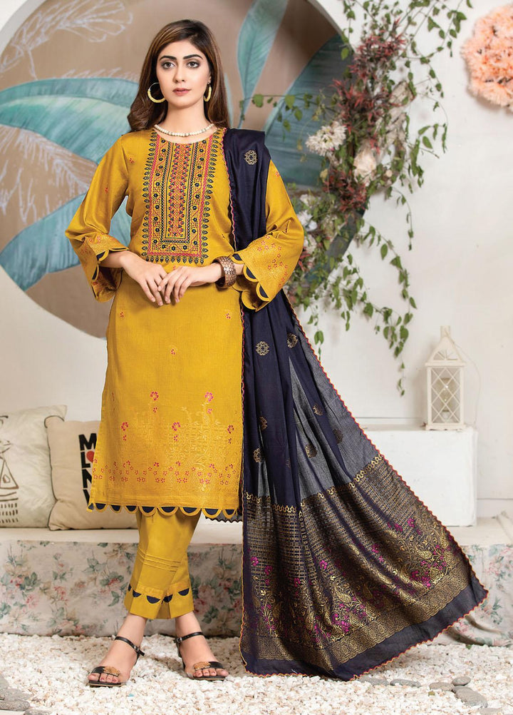 Imperial by MTF Embroidered Lawn Suits Unstitched 3 Piece MTF21I 02 - Summer Collection