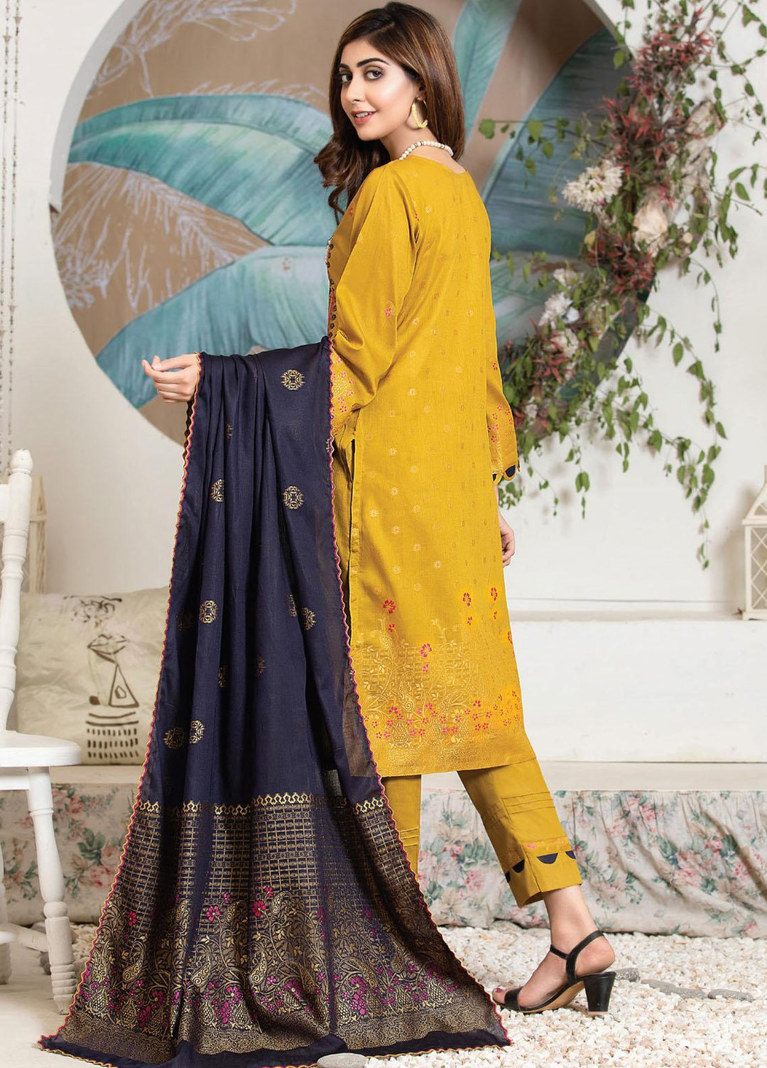 Imperial by MTF Embroidered Lawn Suits Unstitched 3 Piece MTF21I 02 - Summer Collection