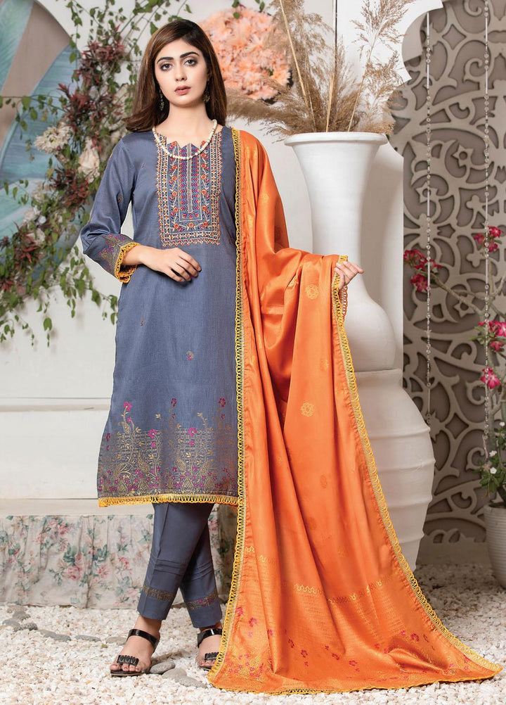 Imperial by MTF Embroidered Lawn Suits Unstitched 3 Piece MTF21I 03 - Summer Collection