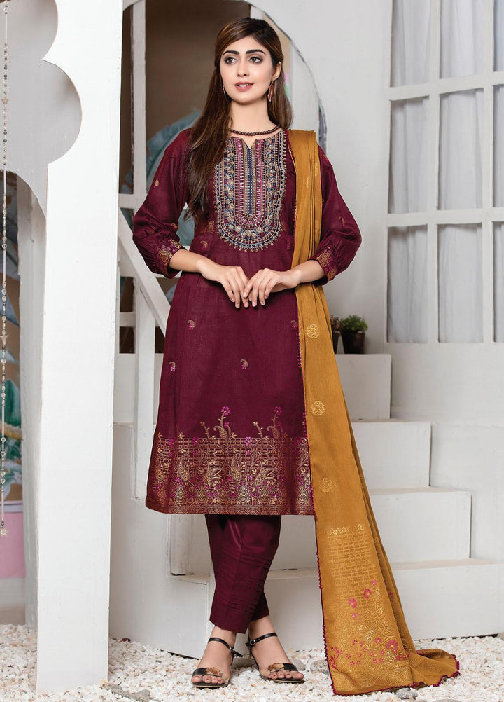 Imperial by MTF Embroidered Lawn Suits Unstitched 3 Piece MTF21I 04 - Summer Collection