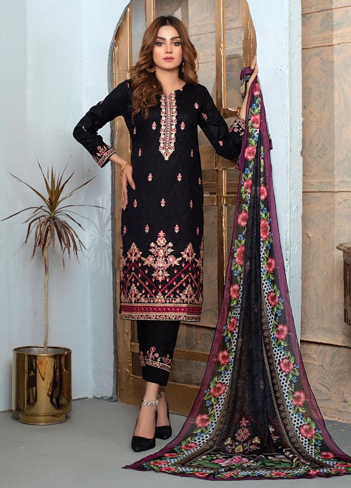 MTF Embroidered Lawn Suits Unstitched 3 Piece MTF21EE 02 - Summer Collection