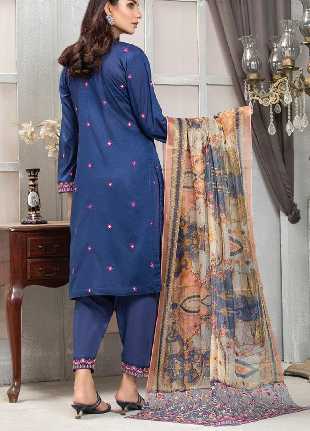 Carnation By MTF Embroidered Lawn Suits Unstitched 3 Piece MTF21C 03 - Summer Collection
