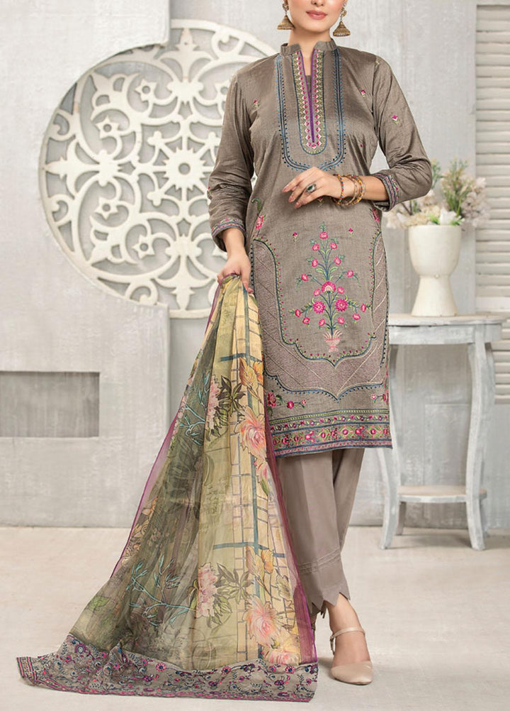 Carnation By MTF Embroidered Lawn Suits Unstitched 3 Piece MTF21C 06 - Summer Collection