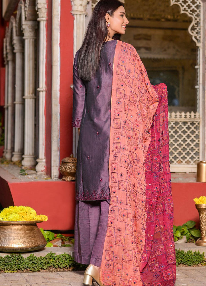 MTF Embroidered Lawn Suit Unstitched 3 Piece MTF22SI 04 - Summer Collection