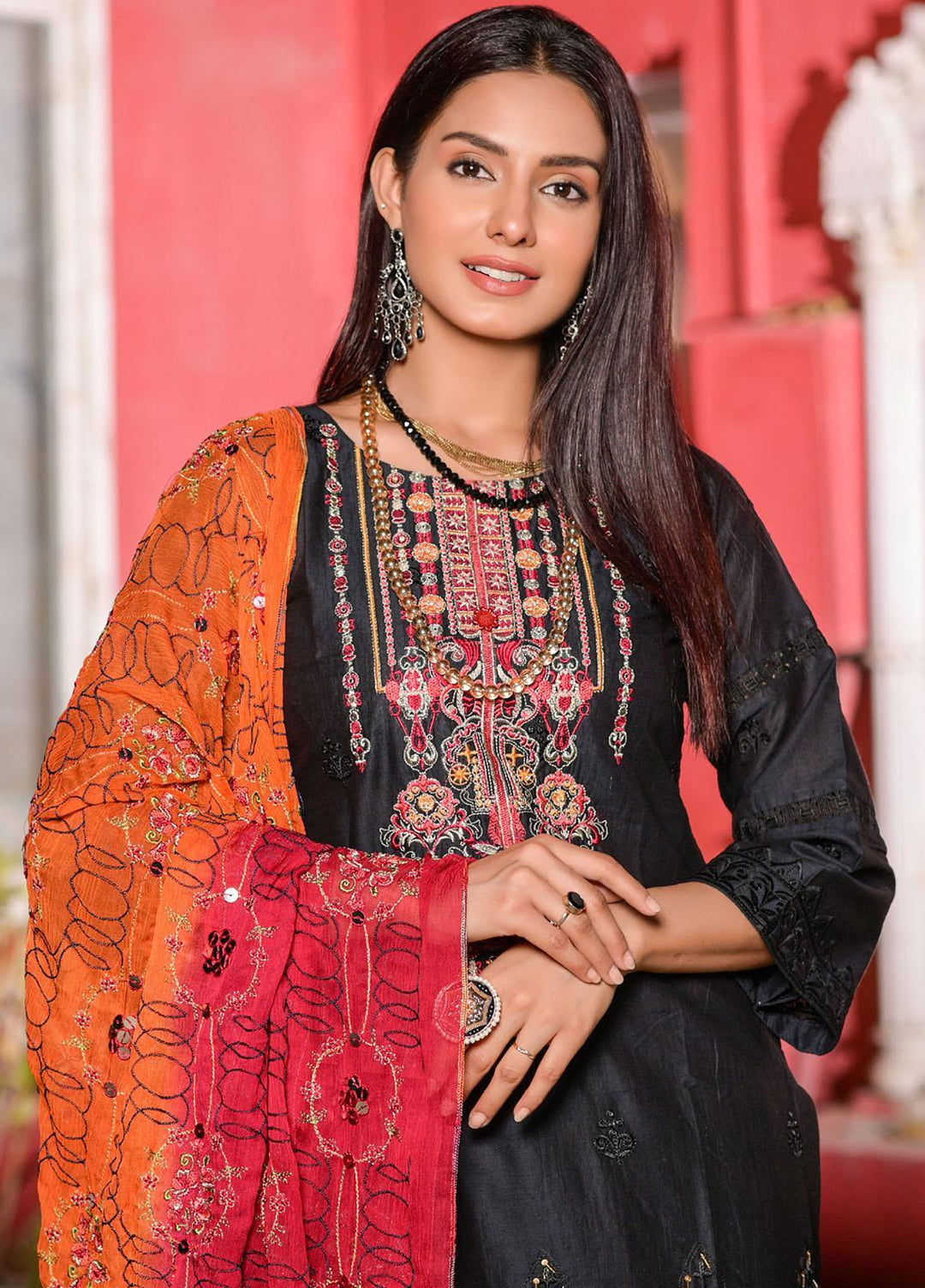 MTF Embroidered Lawn Suit Unstitched 3 Piece MTF22SI 05 - Summer Collection