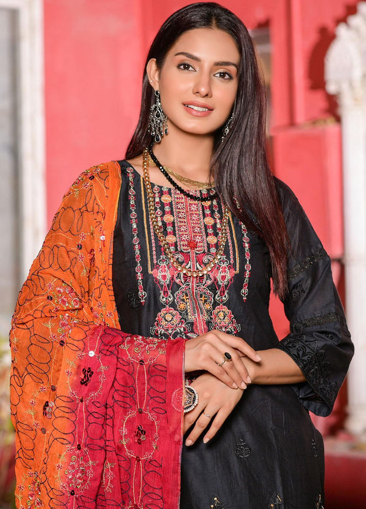 MTF Embroidered Lawn Suit Unstitched 3 Piece MTF22SI 05 - Summer Collection