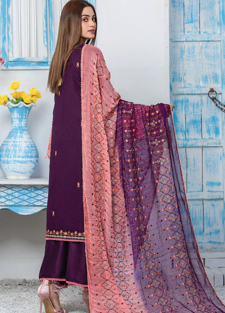 Soire By MTF Embroidered Cambric Suits Unstitched 3 Piece MTF21S 1 - Winter Collection