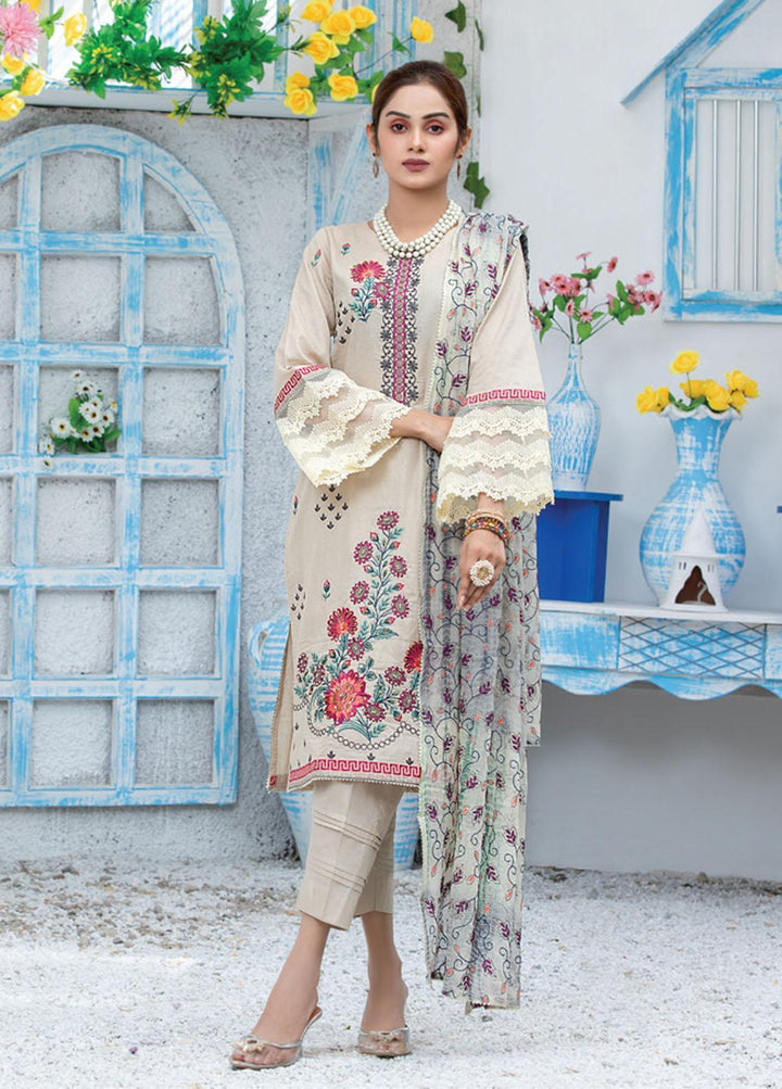 Soire By MTF Embroidered Cambric Suits Unstitched 3 Piece MTF21S 2 - Winter Collection