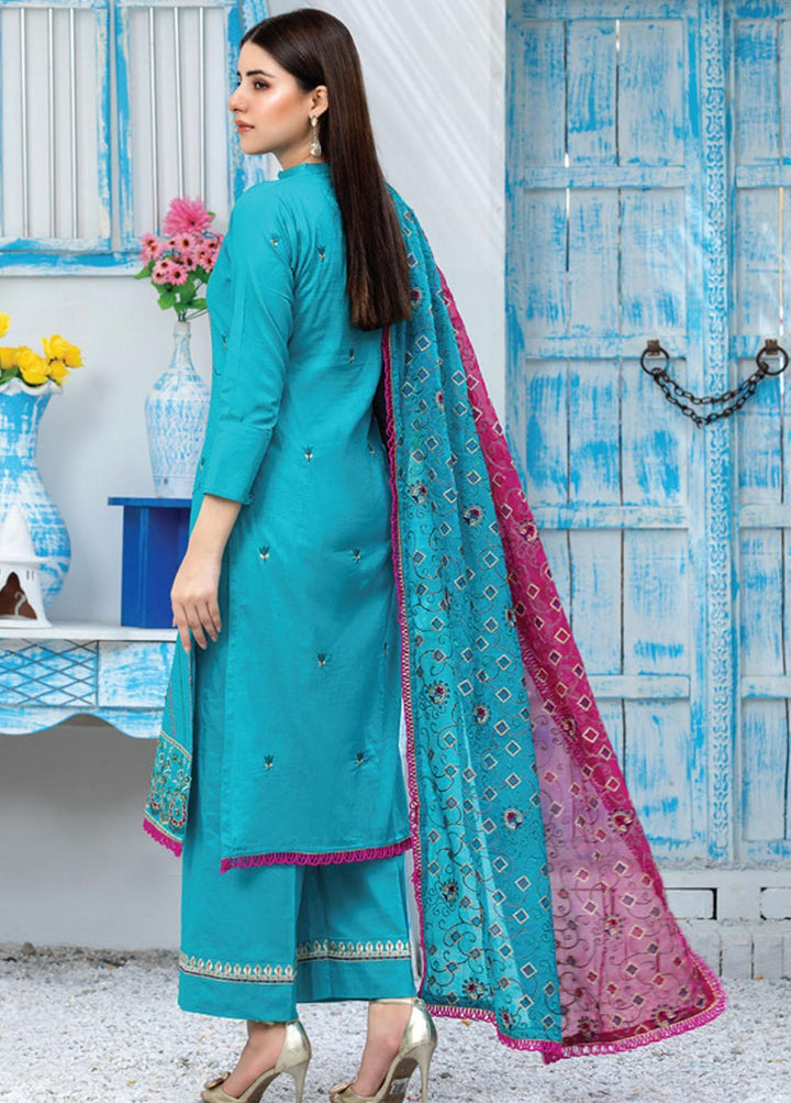 Soire By MTF Embroidered Cambric Suits Unstitched 3 Piece MTF21S 4 - Winter Collection