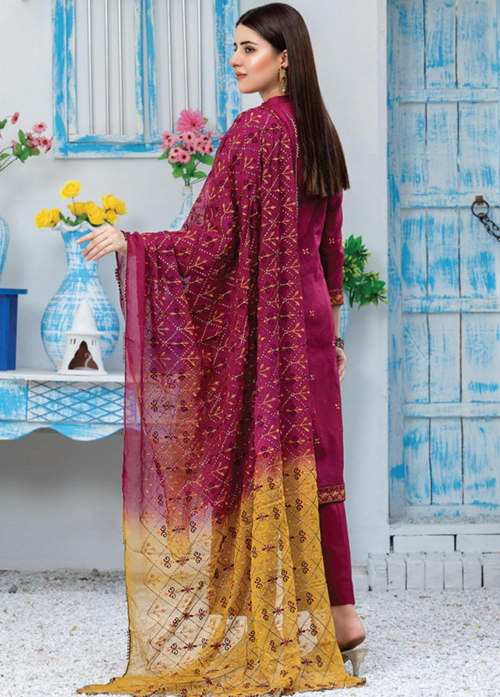 Soire By MTF Embroidered Cambric Suits Unstitched 3 Piece MTF21S 5 - Winter Collection