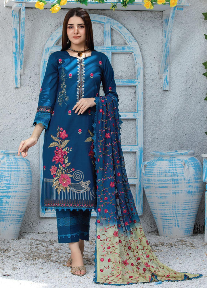 Soire By MTF Embroidered Cambric Suits Unstitched 3 Piece MTF21S 6 - Winter Collection