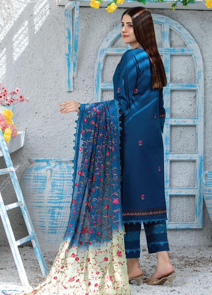 Soire By MTF Embroidered Cambric Suits Unstitched 3 Piece MTF21S 6 - Winter Collection