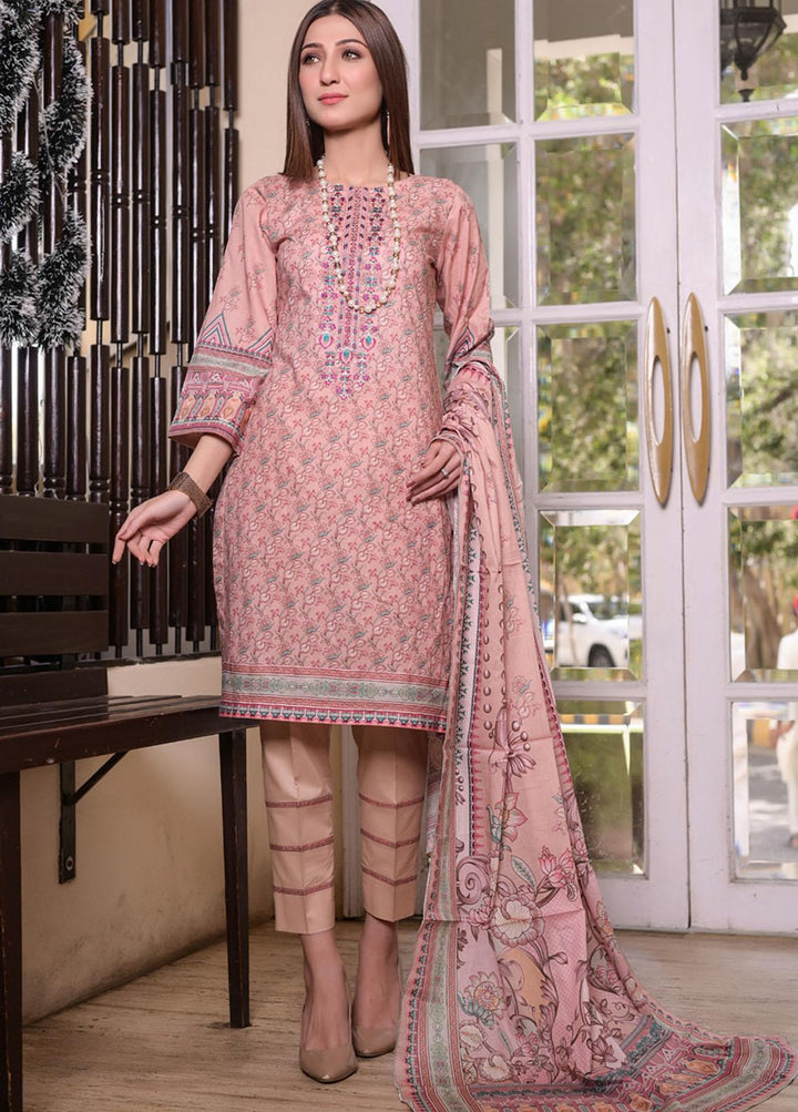Marvelous Mother By MTF Embroidered Lawn Suits Unstitched 3 Piece MTF22MM 01 - Summer Collection
