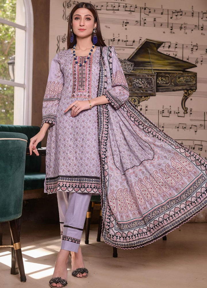 Marvelous Mother By MTF Embroidered Lawn Suits Unstitched 3 Piece MTF22MM 02 - Summer Collection