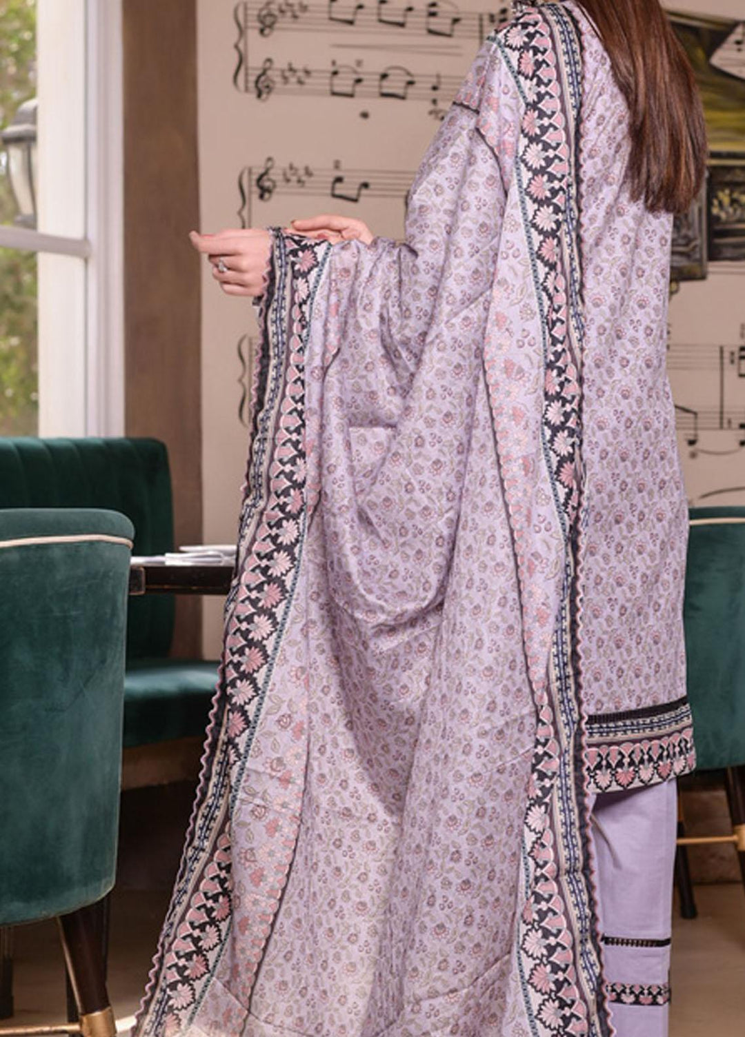 Marvelous Mother By MTF Embroidered Lawn Suits Unstitched 3 Piece MTF22MM 02 - Summer Collection