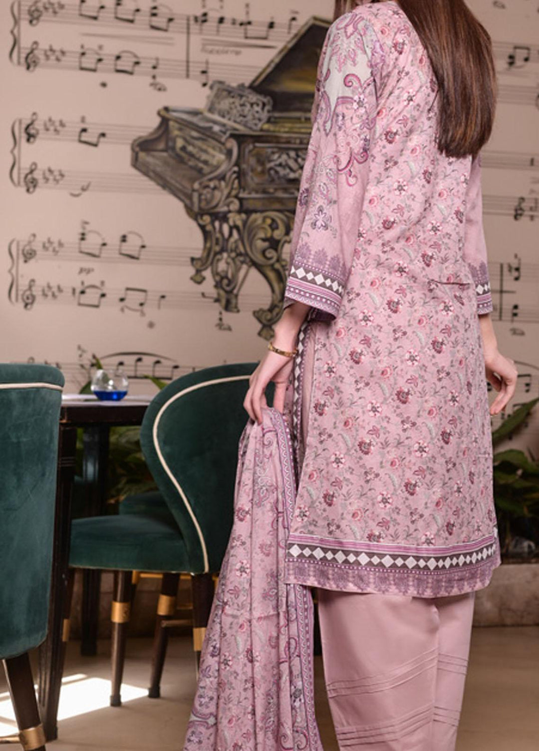 Marvelous Mother By MTF Embroidered Lawn Suits Unstitched 3 Piece MTF22MM 04 - Summer Collection