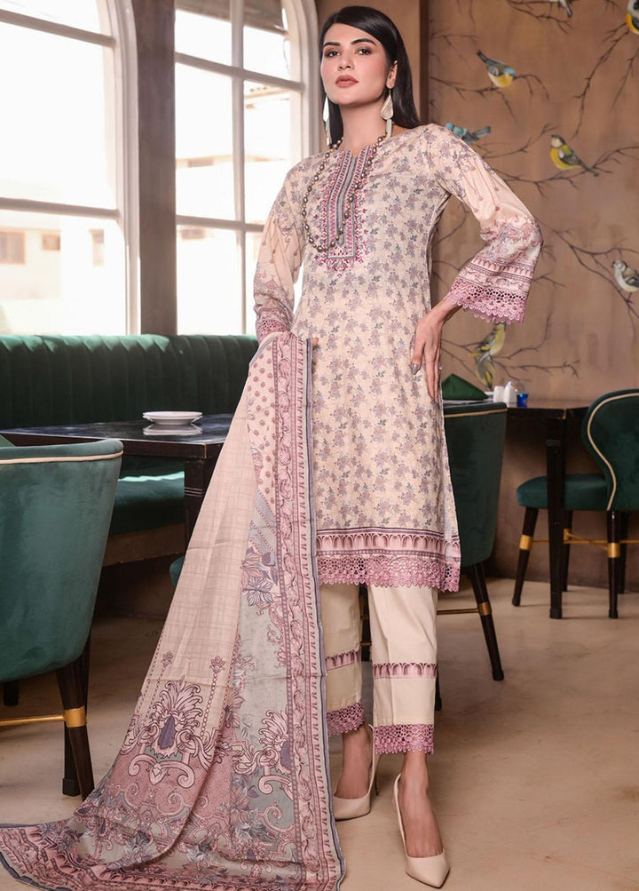 Marvelous Mother By MTF Embroidered Lawn Suits Unstitched 3 Piece MTF22MM 07 - Summer Collection