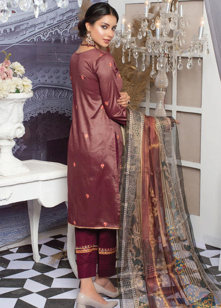 MTF Embroidered Lawn Suits Unstitched 3 Piece MTF21NR MTF-06 - Summer Collection