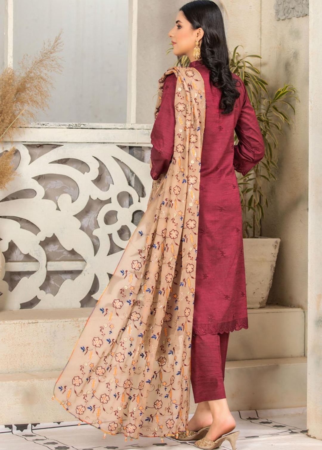 Starlet Dream By MTF Embroidered Lawn Suits Unstitched 3 Piece MTF22SD 01 - Summer Collection