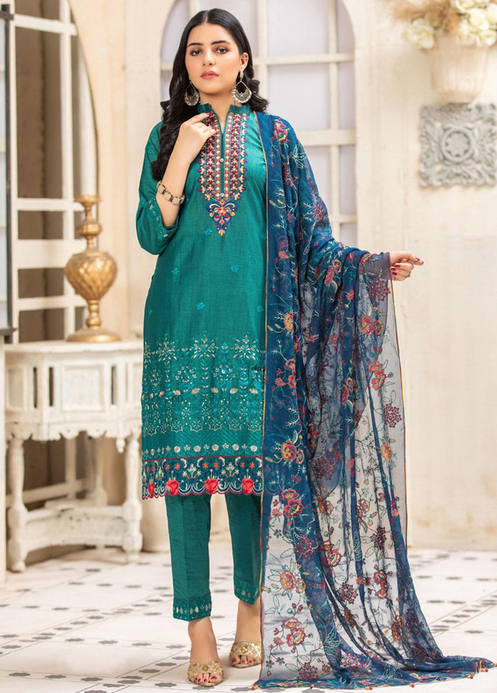 Starlet Dream By MTF Embroidered Lawn Suits Unstitched 3 Piece MTF22SD 02 - Summer Collection