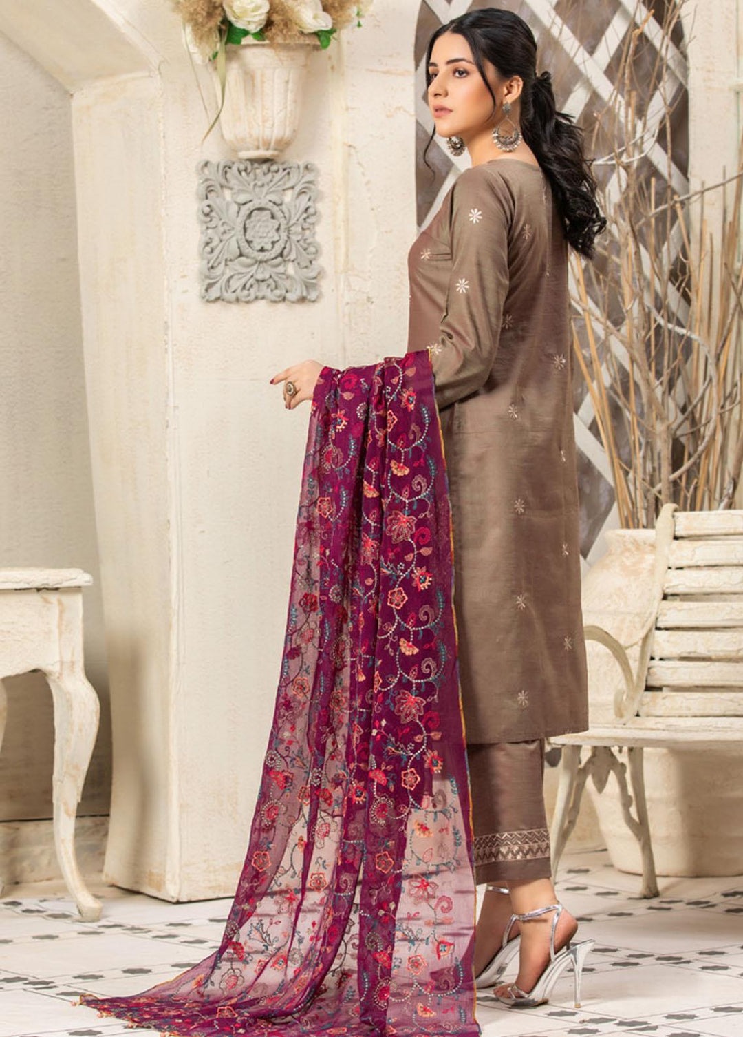 Starlet Dream By MTF Embroidered Lawn Suits Unstitched 3 Piece MTF22SD 05 - Summer Collection