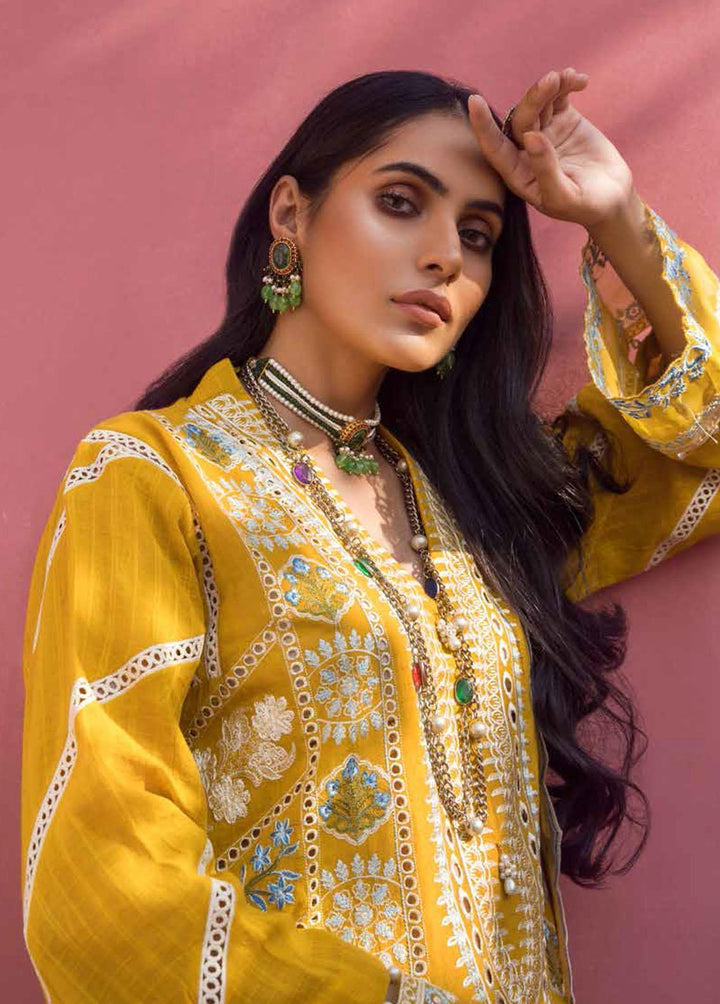 Mukesh By Al Zohaib Embroidered Lawn Suits Unstitched 3 Piece AZ23M A-02 ZEENAT - Summer Collection