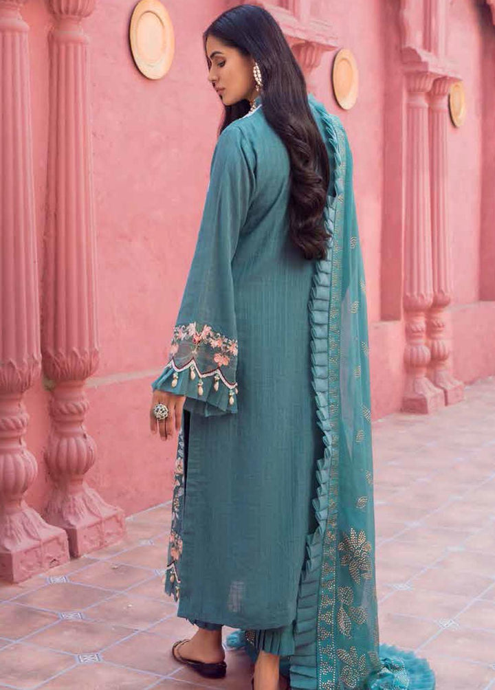 Mukesh By Al Zohaib Embroidered Lawn Suits Unstitched 3 Piece AZ23M A-03 MUMTAZ - Summer Collection