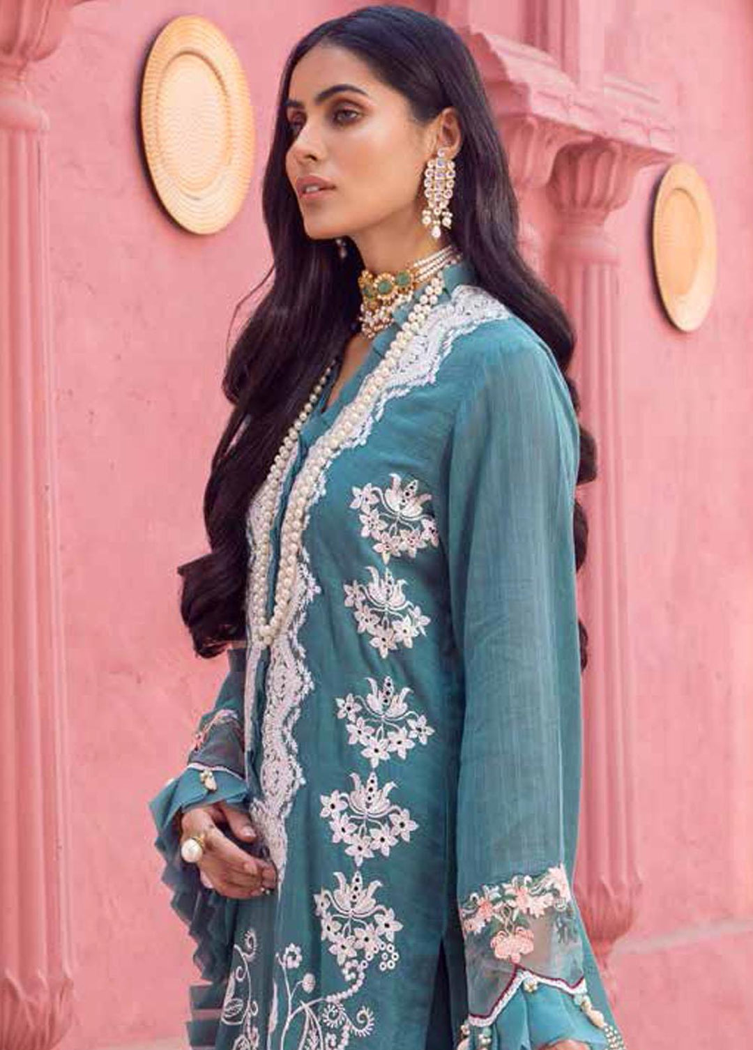 Mukesh By Al Zohaib Embroidered Lawn Suits Unstitched 3 Piece AZ23M A-03 MUMTAZ - Summer Collection