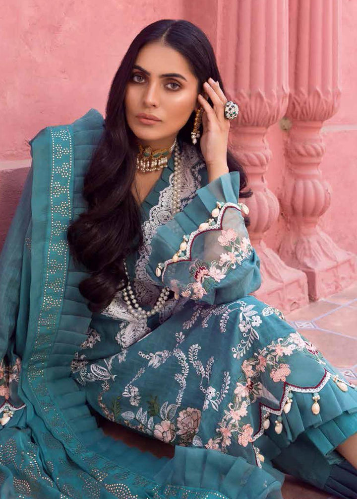Mukesh By Al Zohaib Embroidered Lawn Suits Unstitched 3 Piece AZ23M A-03 MUMTAZ - Summer Collection