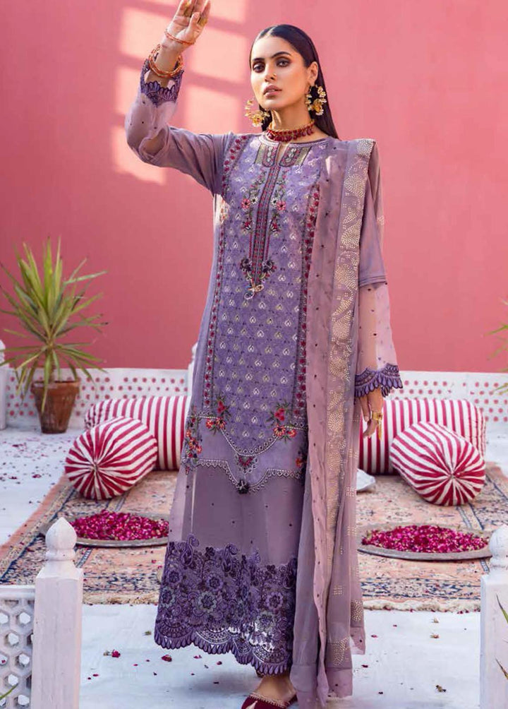 Mukesh By Al Zohaib Embroidered Lawn Suits Unstitched 3 Piece AZ23M A-04 JAHAN-ARA - Summer Collection