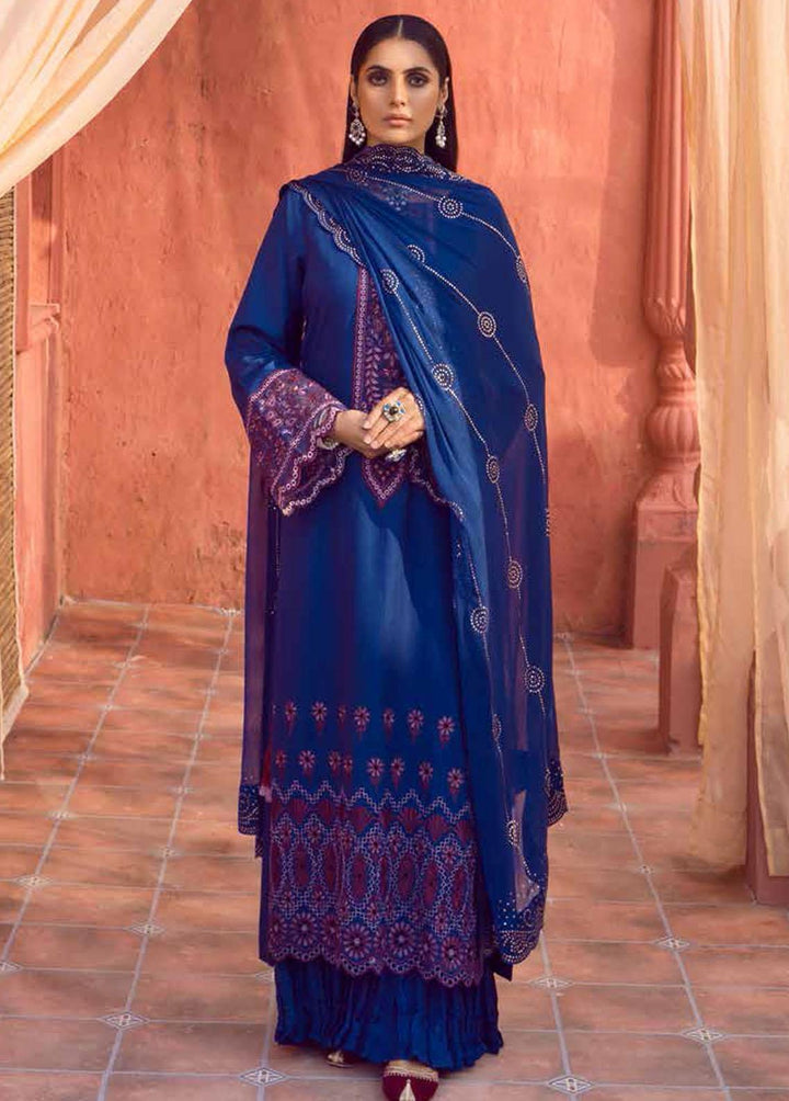 Mukesh By Al Zohaib Embroidered Lawn Suits Unstitched 3 Piece AZ23M A-05 DIWANJI - Summer Collection