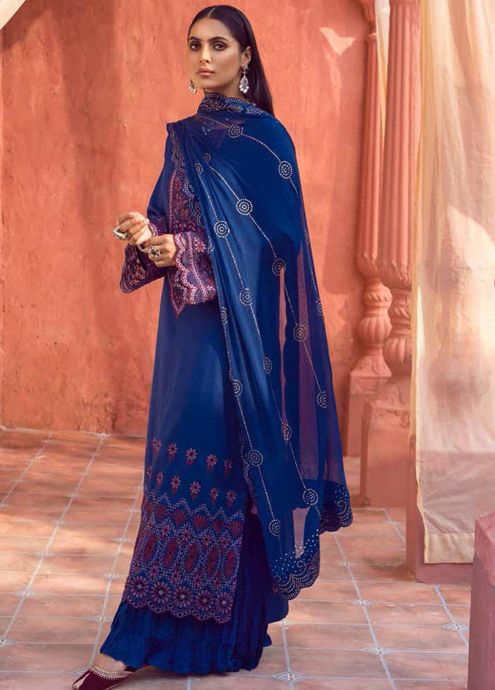 Mukesh By Al Zohaib Embroidered Lawn Suits Unstitched 3 Piece AZ23M A-05 DIWANJI - Summer Collection