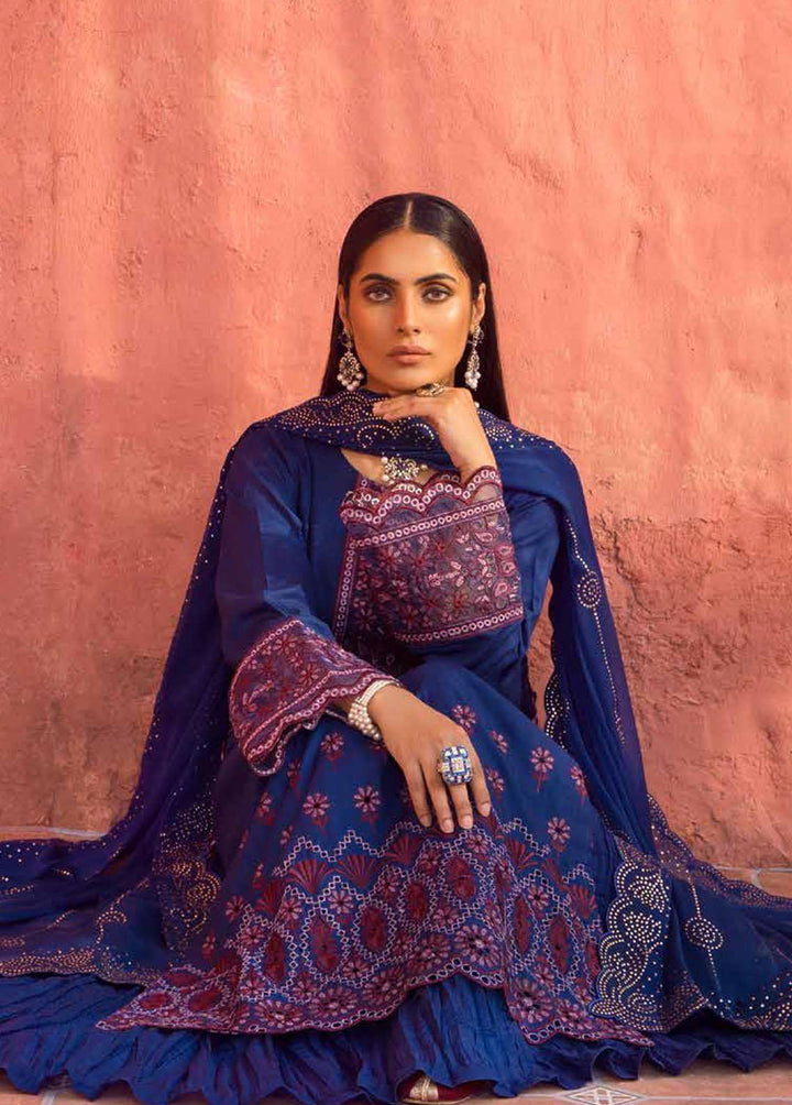 Mukesh By Al Zohaib Embroidered Lawn Suits Unstitched 3 Piece AZ23M A-05 DIWANJI - Summer Collection