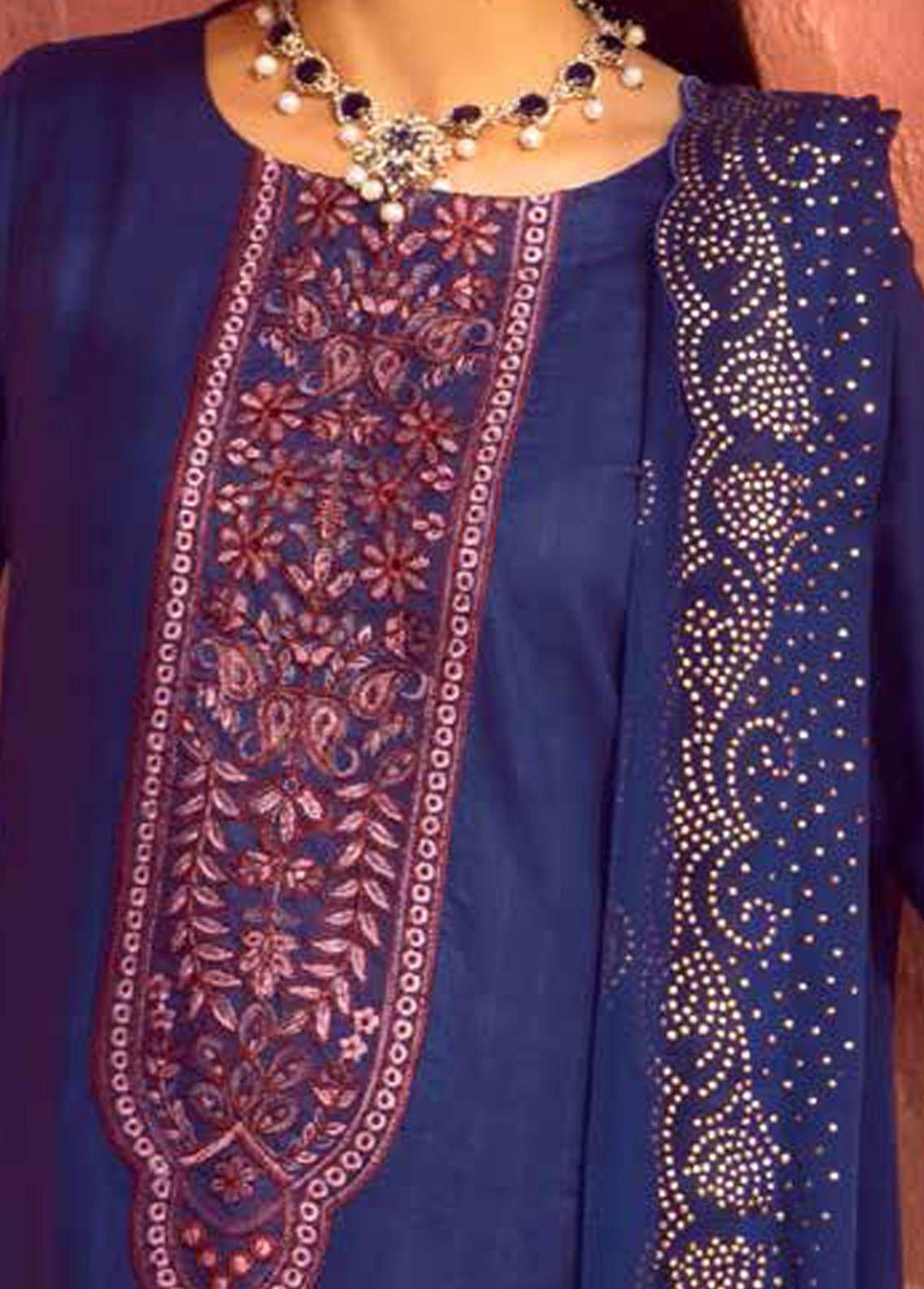 Mukesh By Al Zohaib Embroidered Lawn Suits Unstitched 3 Piece AZ23M A-05 DIWANJI - Summer Collection