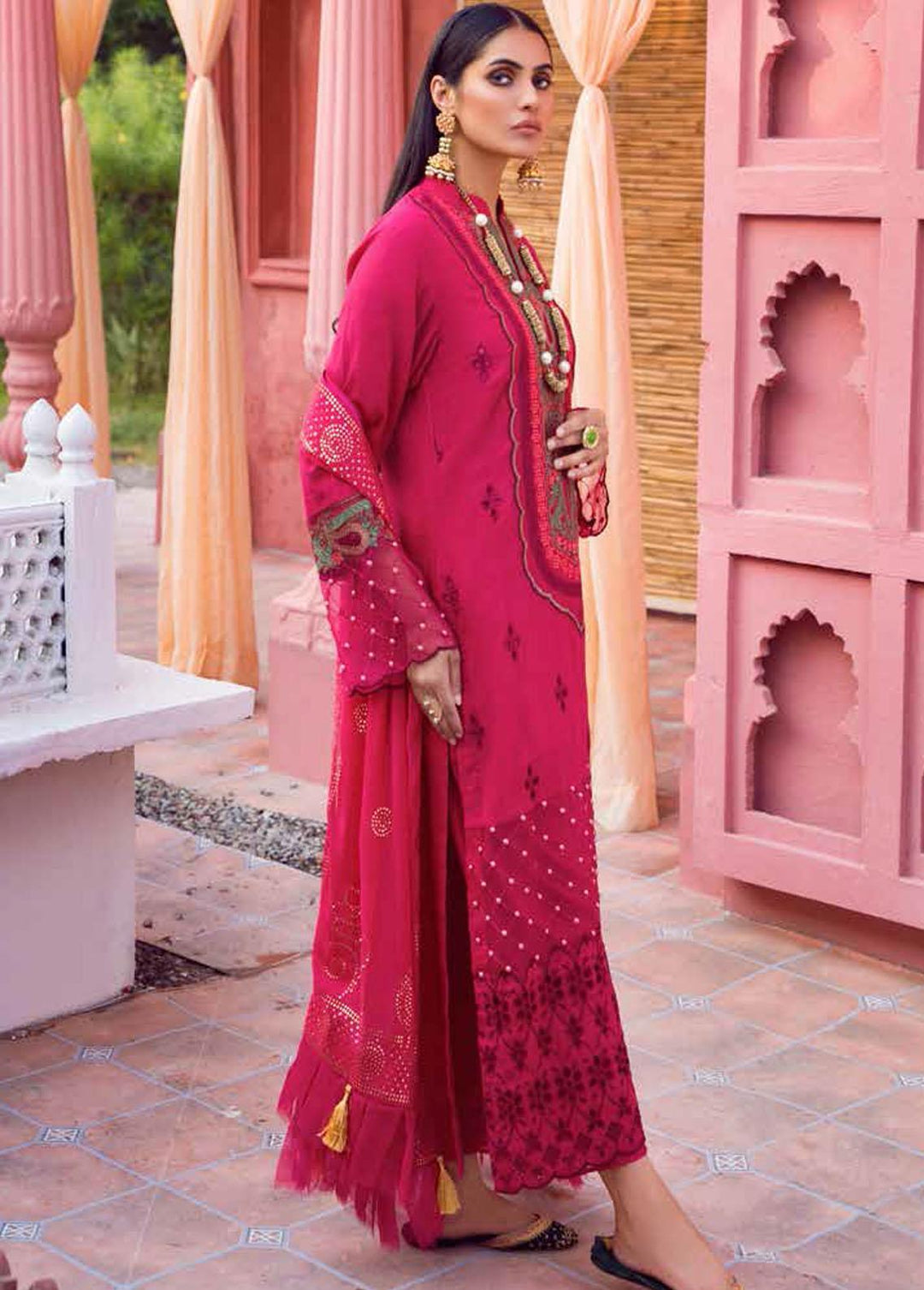 Mukesh By Al Zohaib Embroidered Lawn Suits Unstitched 3 Piece AZ23M A-06 MASUMA - Summer Collection