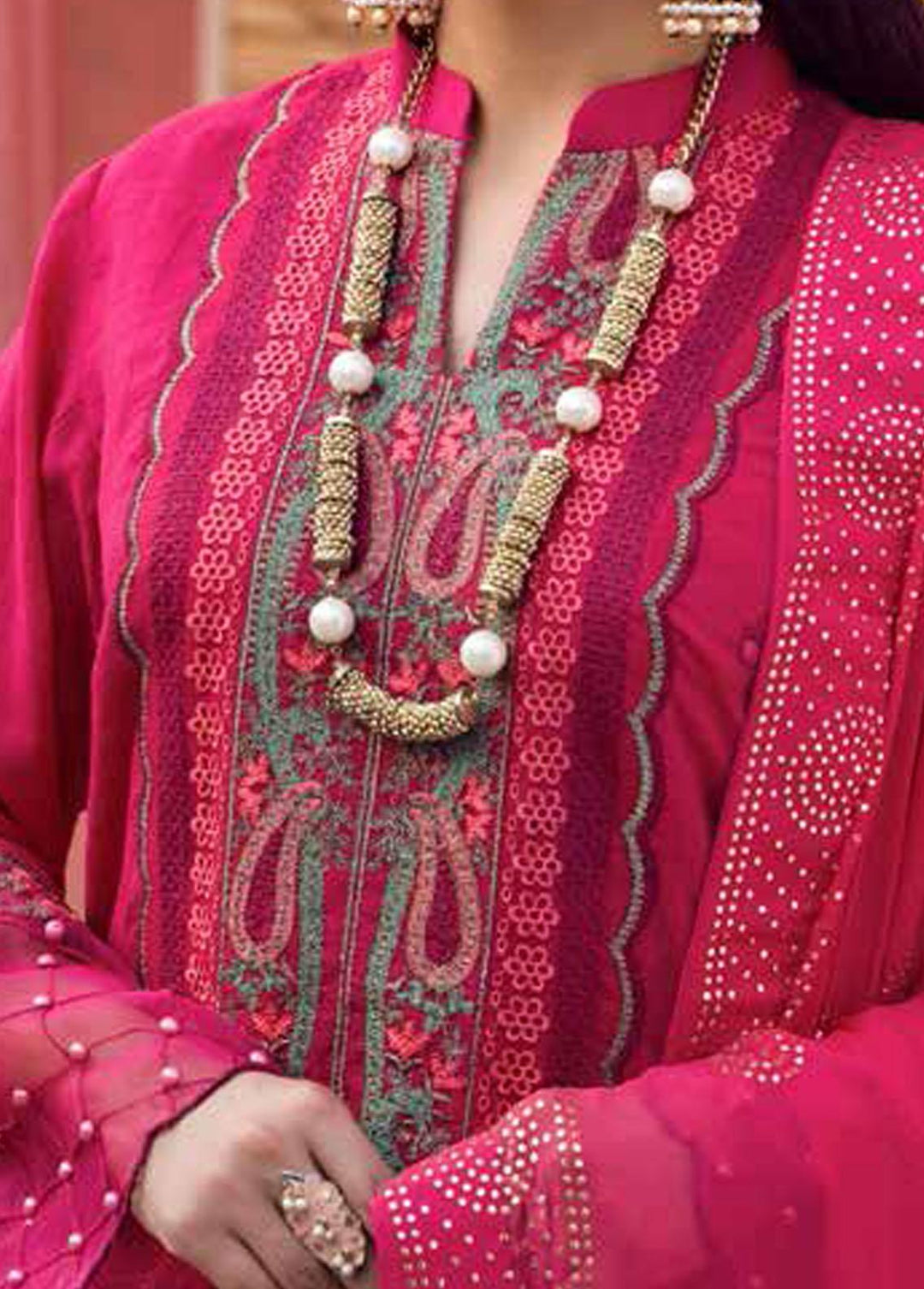 Mukesh By Al Zohaib Embroidered Lawn Suits Unstitched 3 Piece AZ23M A-06 MASUMA - Summer Collection