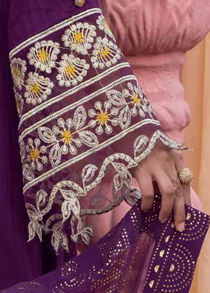 Mukesh By Al Zohaib Embroidered Lawn Suits Unstitched 3 Piece AZ23M A-07 SAHAR - Summer Collection