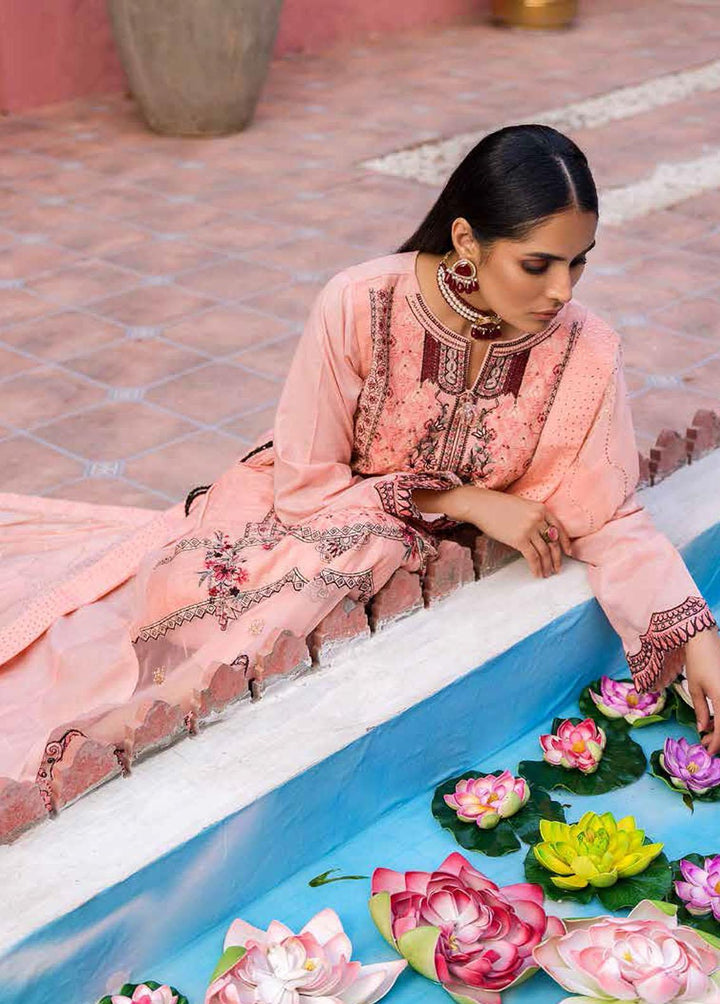 Mukesh By Al Zohaib Embroidered Lawn Suits Unstitched 3 Piece AZ23M A-08 ZAIB - Summer Collection